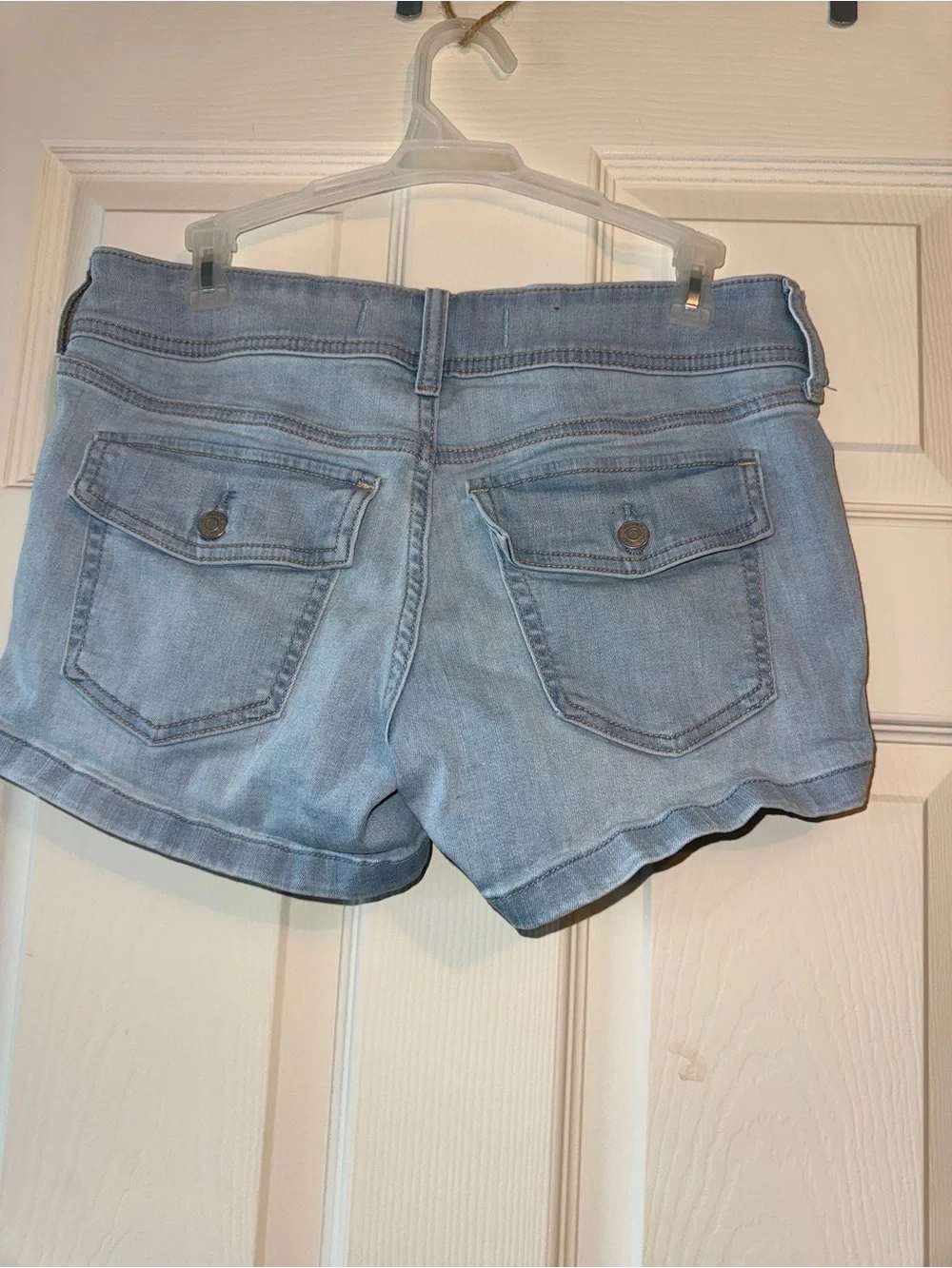 Hollister Light Wash Denim Jean Shorts